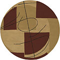 Hand-tufted Miro Collection Wool Rug (5'9 Round)