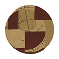 Hand-tufted Miro Collection Wool Rug (7'9 Round)