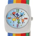 Cool Kid's 'Balloon Animals' Striped Watch