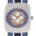 Cool Kid's 'Ghosts' Striped Watch