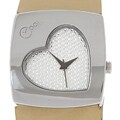 Cool Kid's Beige Strap Heart Watch