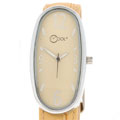 Cool Girl's Beige Long Dial Watch