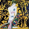 'Cleopatra' Lacquer Painting (Vietnam)