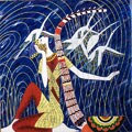 Handmade Art 'Song of Freedom' Lacquer Painting (Vietnam)