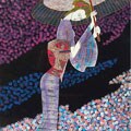 Art 'Cherry Blossom' Lacquer Painting (Vietnam)