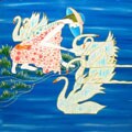 Handmade 'Gentle Touch' Lacquer Painting (Vietnam)