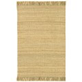 Hand-woven Jute Bleached Rug (6' Round)