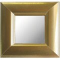 Metallic Gold Finish Mirrors (Set of 3)