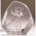 Mats Jonasson Dalmatian Pup Crystal Art Piece
