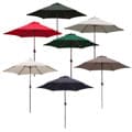 9-Foot Aluminum Thermometer/Lighted Umbrella w/Crank and Tilt