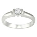14-kt. White Gold 1/4 Ct. (H-I, I1) Round Diamond Solitaire Ring