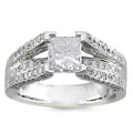 14k White Gold 1-1/4ct TDW Diamond Engagement Ring