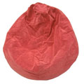 Sueded Corduroy Kid's Strawberry Beanbag Chair