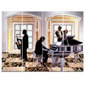 Jazz Piano Wall Mirror