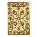 Traditions Wool and Silk Ivory/ Ivory Rug (2'6 x 4'6)