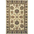 Traditions Ivory Wool and Silk Rug (8'9 x 11'9)
