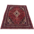 Hamadan Hand-knotted Red/Ivory Rug 7'4 x 10'3 (Iran)
