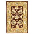 Traditions Wool and Silk Ivory Rug (2'6 x 4'6)
