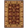 Traditions Wool and Silk Red/Gold Rug (4' x 6')