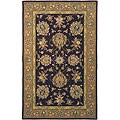Traditions Wool and Silk Red/ Gold Rug (8' x 11')