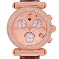 Aqua Master Diamond and Rose Gold Chrono Watch