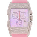 Aqua Master Women's Diamond Pink Chronograph Watch