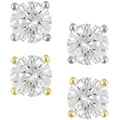 14k Gold 5/8ct TDW GIA Certified Diamond Studs