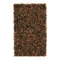 (5' x 8') Hand-Woven Shaggy Leather Rug