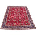 Iranian Tabriz Hand-knotted Rug (9'9 x 12'6)