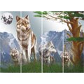 Wolf Pack Wall Mirror