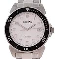 Sector 450 Date Stainless Steel Silver Dial Watch
