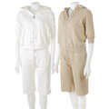 Central Park Stretch French Terry Cropped Track Suit