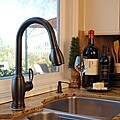 Fontaine Bronze Kitchen Pulldown Faucet with Soap