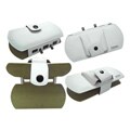 White Leather Krooplay Case for Sony PSP