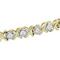 10-kt. Yellow Gold 1-ct. TW Diamond Tennis Bracelet(J-K, I2-3)