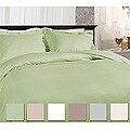 Sateen Solid 600 Thread Count Duvet Cover Set