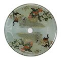 Fontaine Geisha Glass Vessel Sink w/ Drain Assembly