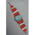 Tibetan-style Glass Bracelet (India)