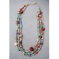Semi-precious Stone 18-inch Necklace (India)