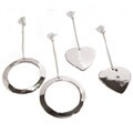 Sterling Silver Linear Drop Earrings (Mexico)