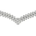 14k White Gold 5ct TW Diamond Necklace