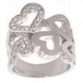 Sterling Silver Forever, Love, Universe Lover's Ring