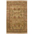 Hand-knotted Delhi Collection Wool Rug (5'6 x 8'6)
