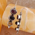 Baltic Amber Sterling Silver Earrings (Indonesia)