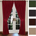 Pleated 86-inch Pole Top Curtain Panel Pair