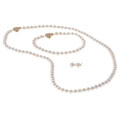 14k Gold Cultured Freshwater Pearl Set