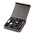 USB Gift Set - Car Plug, Optical Mouse, USB Light