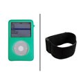 Silicon Green Armband Skin Case for iPod Video