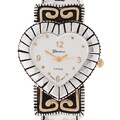 Geneva Platinum Women's Heart Bezel Bangle Watch