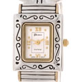 Geneva Women's Rectangle Bangle Watch